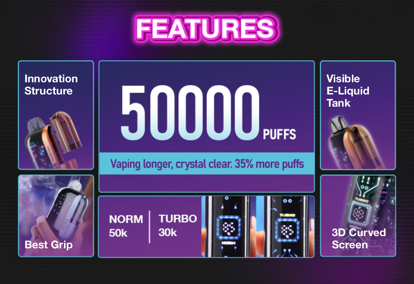 NEXA Ultra 50K Disposable Vape