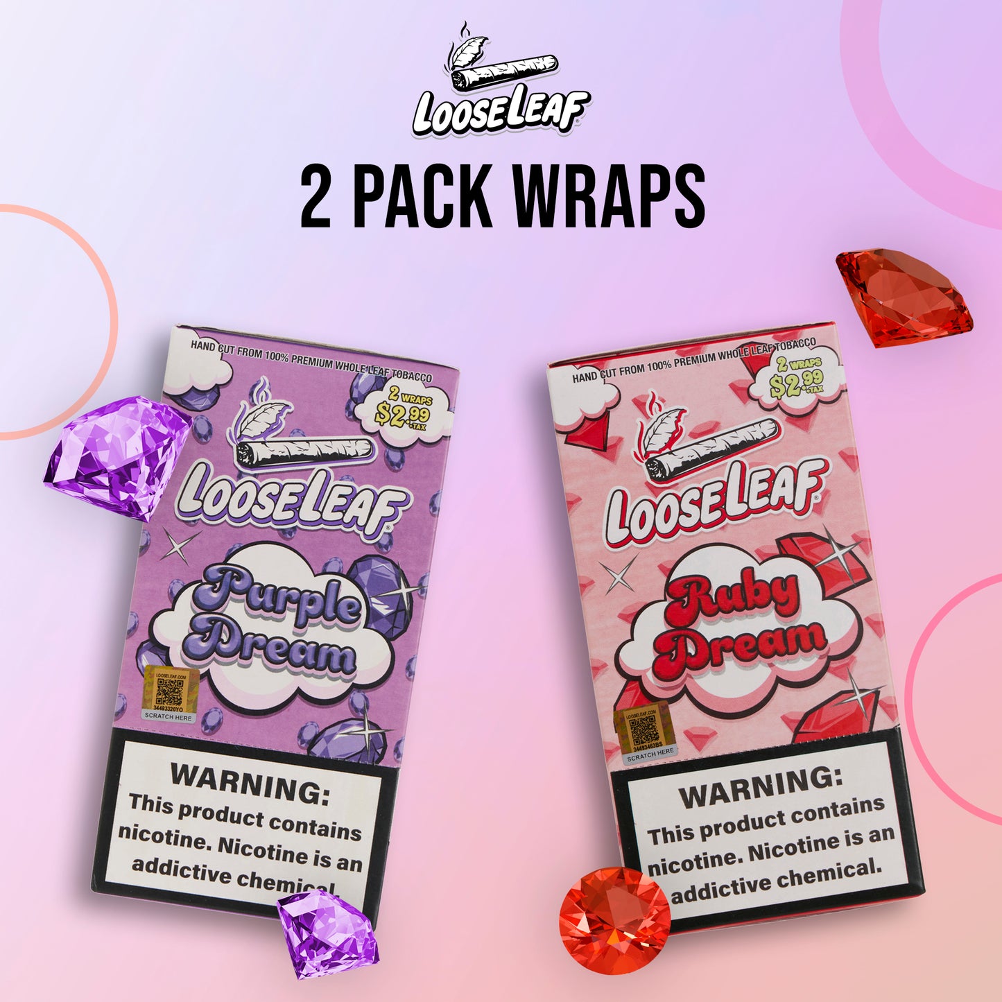 Loose Leaf Wraps Pack of 2