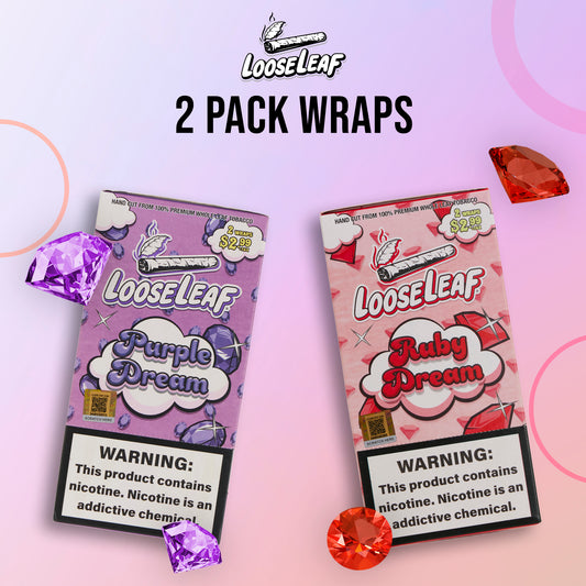 Loose Leaf Wraps Pack of 2