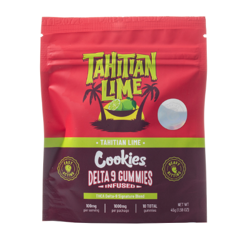Cookies Special Blend 100MG THCA + D9 Infused Gummies (10 Gummies Per Pouch)