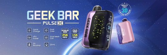 Geek Bar Pulse X 25k Puffs 50mg 18mL Disposables