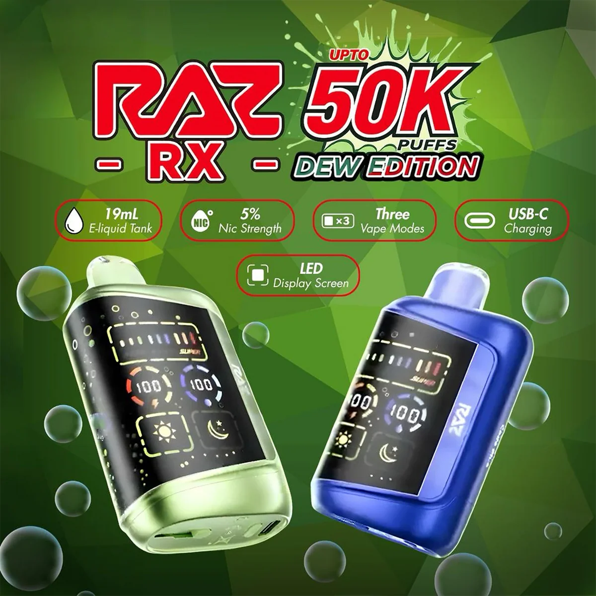 RAZ LTX 25K Disposable 50MG 16mL