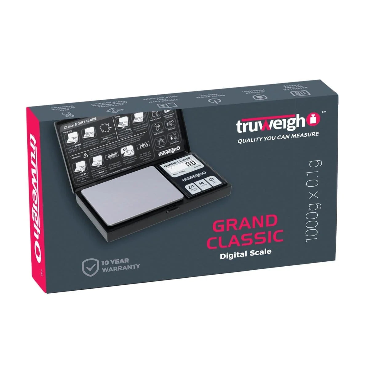 Truweigh Grand Classic Digital Mini Scale *1000g x 0.1g*